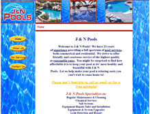 Tablet Screenshot of jandnpools.com